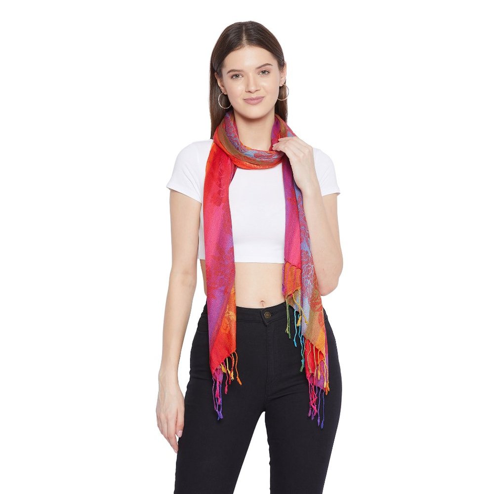 Oussum Womens Scarf for Warm & Winter Lightweight Breathable Printed Scarves